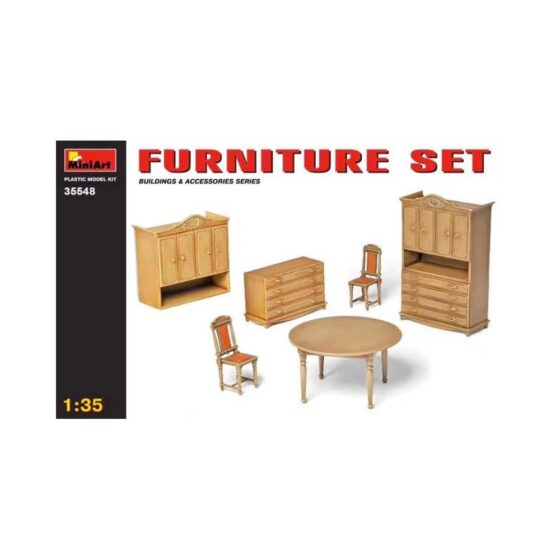 Miniart Furniture Set (1/35) 35548 Miniart Furniture Set (1/35) 35548