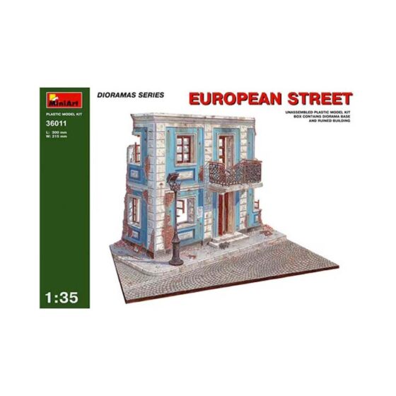 Miniart European Street Diorama (1/35) 36011 Miniart European Street Diorama (1/35) 36011