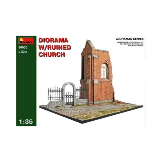 Miniart Diorama with Ruined Church (1/35) 36030 Miniart Diorama with Ruined Church (1/35) 36030