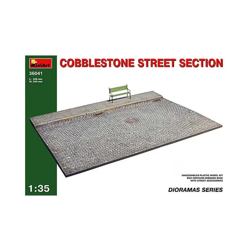 Miniart Cobblestone Street Section (1/35) 36041 Miniart Cobblestone Street Section (1/35) 36041