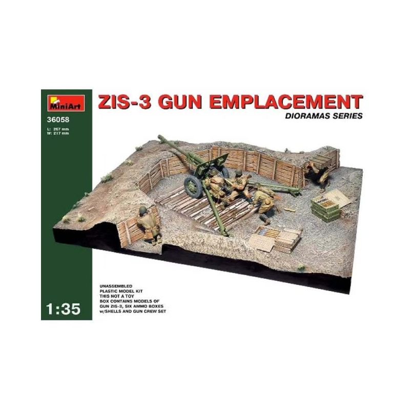 Miniart ZIS-3 Gun Emplacement (1/35) 36058