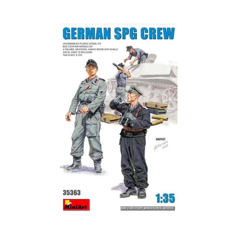 Miniart German SPG Crew (1/35) 35363