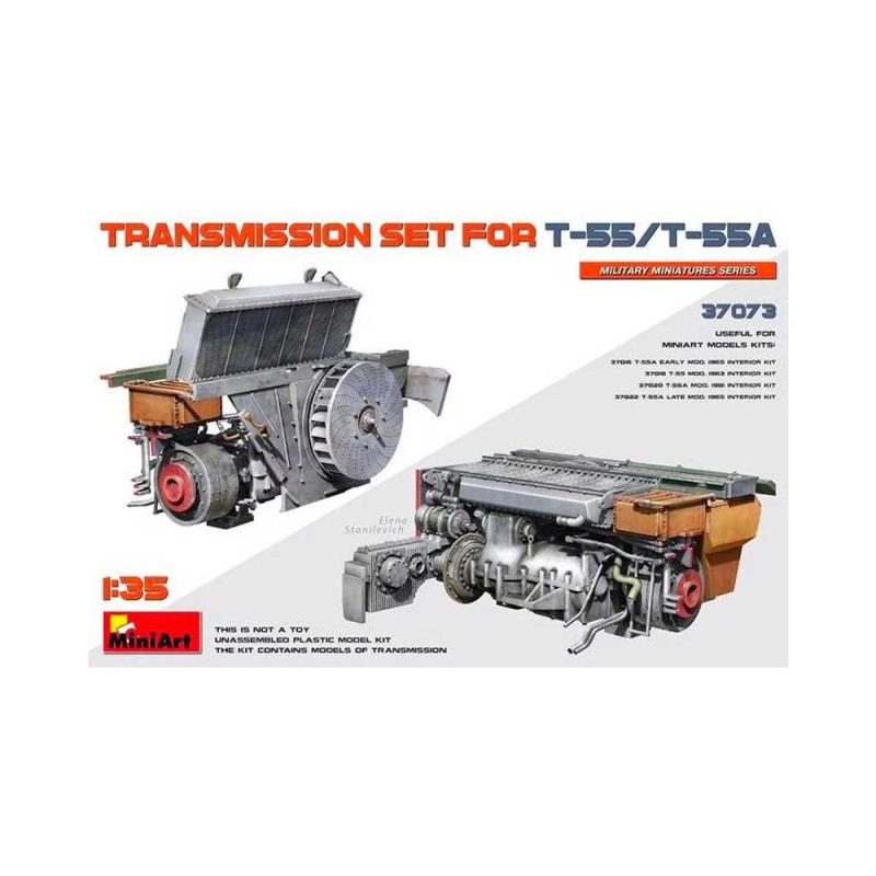 Miniart T-55/T-55A Transmission Set (1/35) 37073