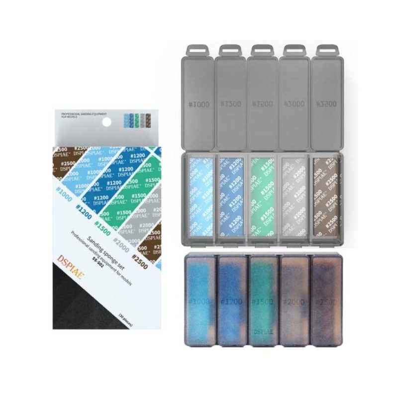 DSPIAE #1000 to #2500 Sanding Sponge 30pcs SS-S02 DSPIAE #1000 to #2500 Sanding Sponge 30pcs SS-S02