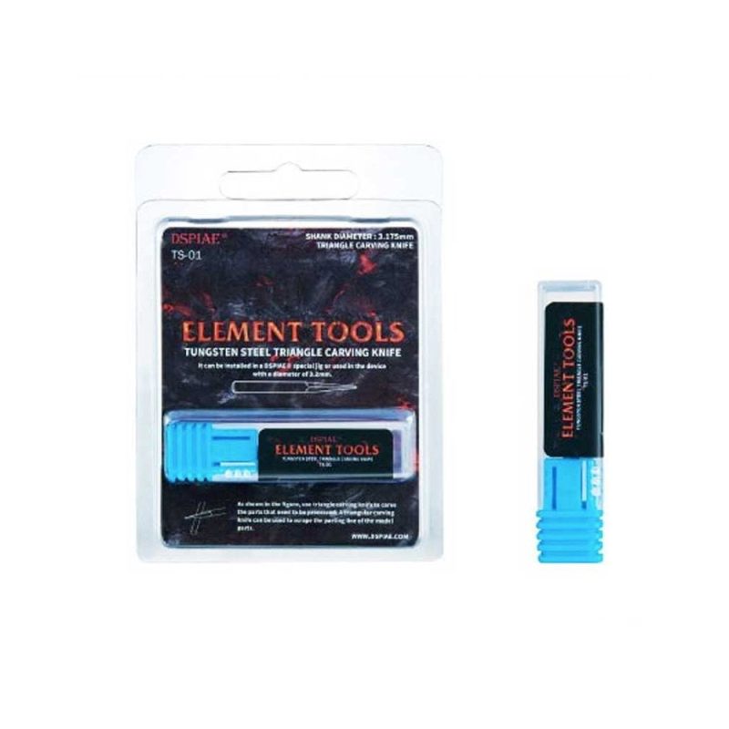 DSPIAE Tungsten Steel Triangle Carving Knife TS-01