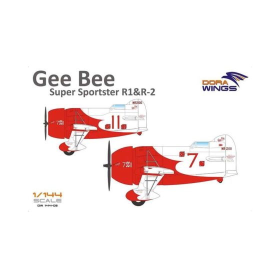 1/144 Gee Bee Super Sportster R1&R-2 (2 in 1) Dora Wings K14402 1/144 Gee Bee Super Sportster R1&R-2 (2 in 1) Dora Wings K14402