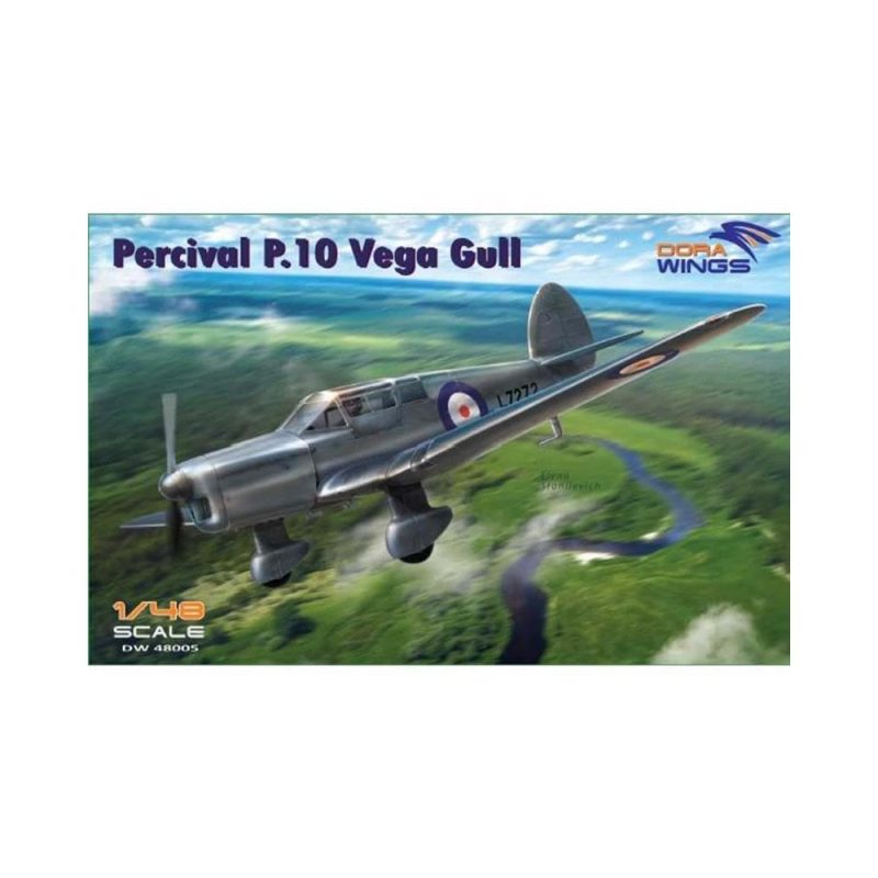 1/48 Percival P.10 Vega Gull (military service) Dora Wings K48005