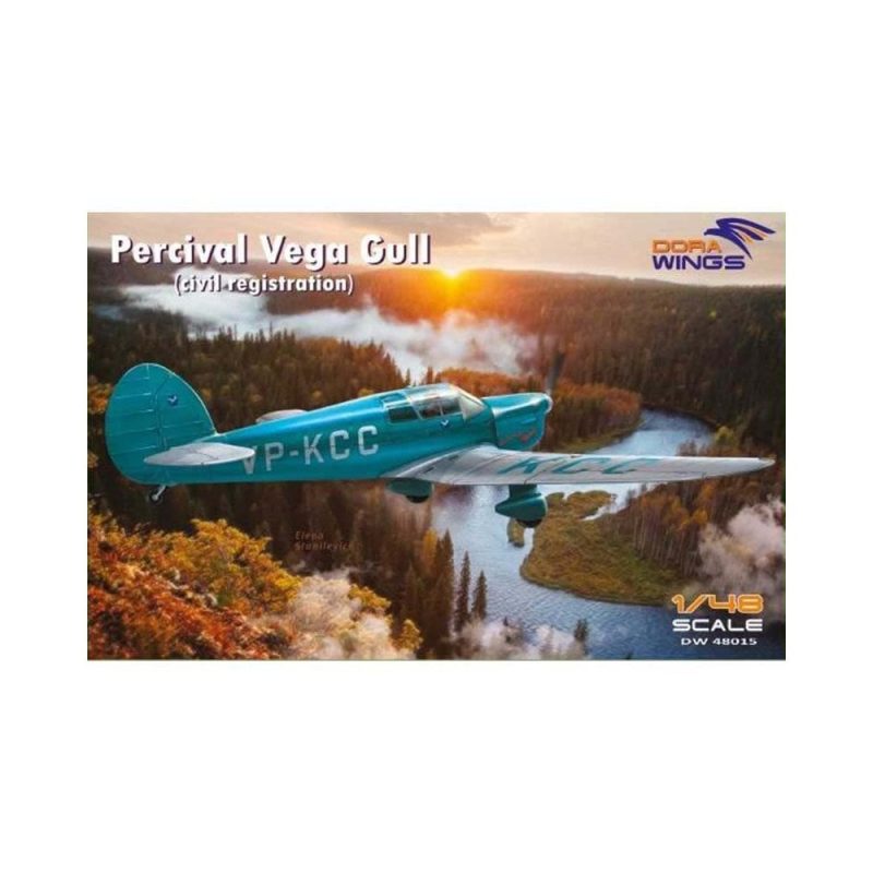1/48 Percival Vega Gull (civil registration) Dora Wings K48015 1/48 Percival Vega Gull (civil registration) Dora Wings K48015