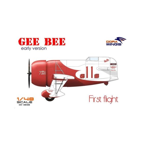 1/48 Gee Bee Super Sportster R-1 (early version) Dora Wings K48026 1/48 Gee Bee Super Sportster R-1 (early version) Dora Wings K48026