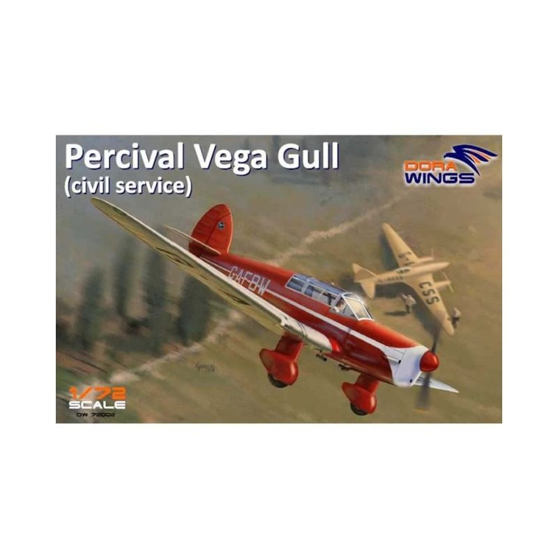 1/72 Percival Vega Gull (civil registration) Dora Wings K72002