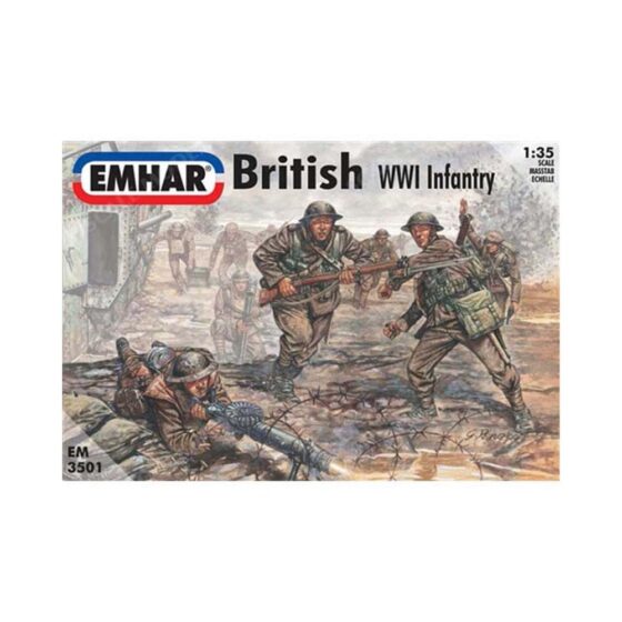 1/35 British WWI Infantry Figures EM3501 Emhar 1/35 British WWI Infantry Figures EM3501 Emhar