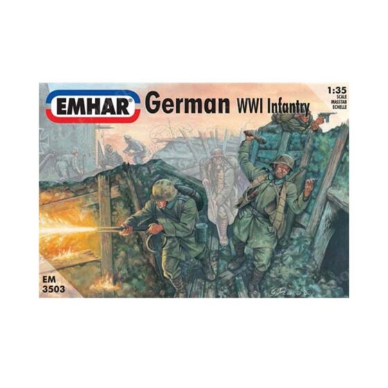 1/35 German WWI Infantry Figures EM3503 Emhar 1/35 German WWI Infantry Figures EM3503 Emhar