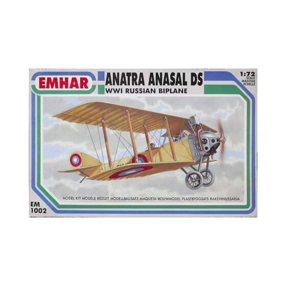 1/72 Anatra Anasal DS WWI Russian Biplane Emhar EM1002 1/72 Anatra Anasal DS WWI Russian Biplane Emhar EM1002