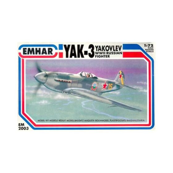 1/72 Yak-3 Soviet WWII Fighter Emhar EM2003 1/72 Yak-3 Soviet WWII Fighter Emhar EM2003