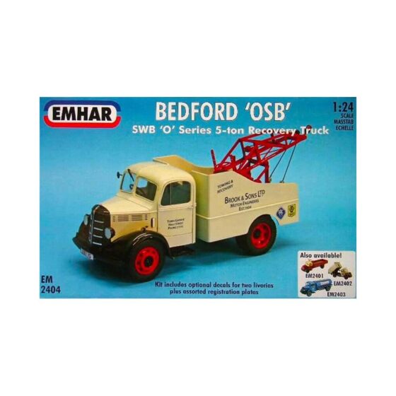 1/24 Bedford O Series SWB Recovery Truck Emhar EM2404 1/24 Bedford O Series SWB Recovery Truck Emhar EM2404
