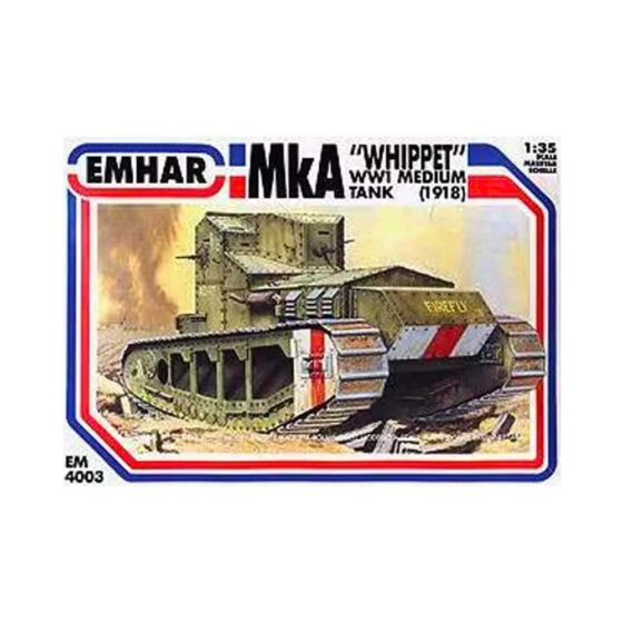 1/35 Mk A 'Whippet' WWI Medium Tank Emhar EM4003 1/35 Mk A 'Whippet' WWI Medium Tank Emhar EM4003