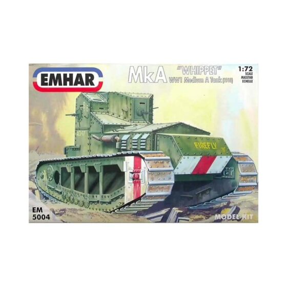 1/72 Mk A 'Whippet' WWI Medium Tank Emhar EM5004 1/72 Mk A 'Whippet' WWI Medium Tank Emhar EM5004