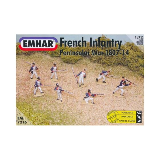 1/72 French Infantry - Peninsular War Emhar EM7216 1/72 French Infantry - Peninsular War Emhar EM7216