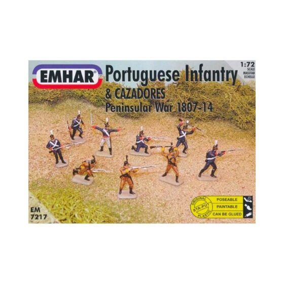 1/72 Portuguese Infantry & Cazadores Emhar EM7217 1/72 Portuguese Infantry & Cazadores Emhar EM7217