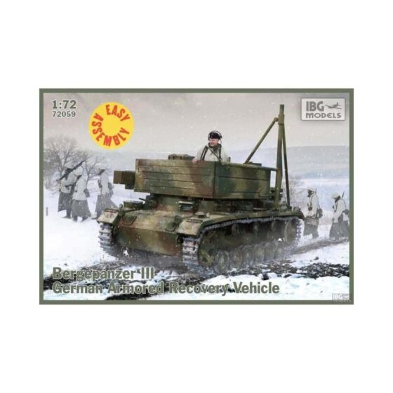 IBG Models Bergepanzer III German Armored Recovery Vehicle (1/72) 72059 IBG Models Bergepanzer III German Armored Recovery Vehicle (1/72) 72059