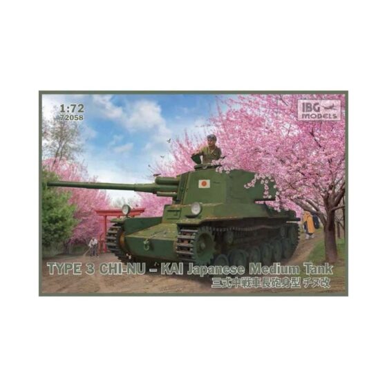 IBG Models Type 3 Chi-Nu ? Kai Japanese Medium Tank (1/72) 72058 IBG Models Type 3 Chi-Nu ? Kai Japanese Medium Tank (1/72) 72058