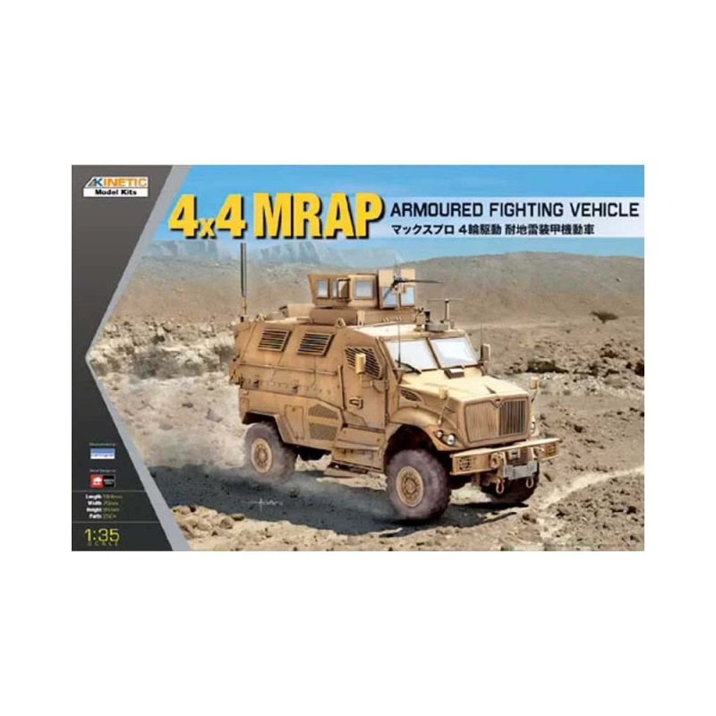 1/35 4x4 MRAP Armoured Fighting Vehicle Kinetic 61011