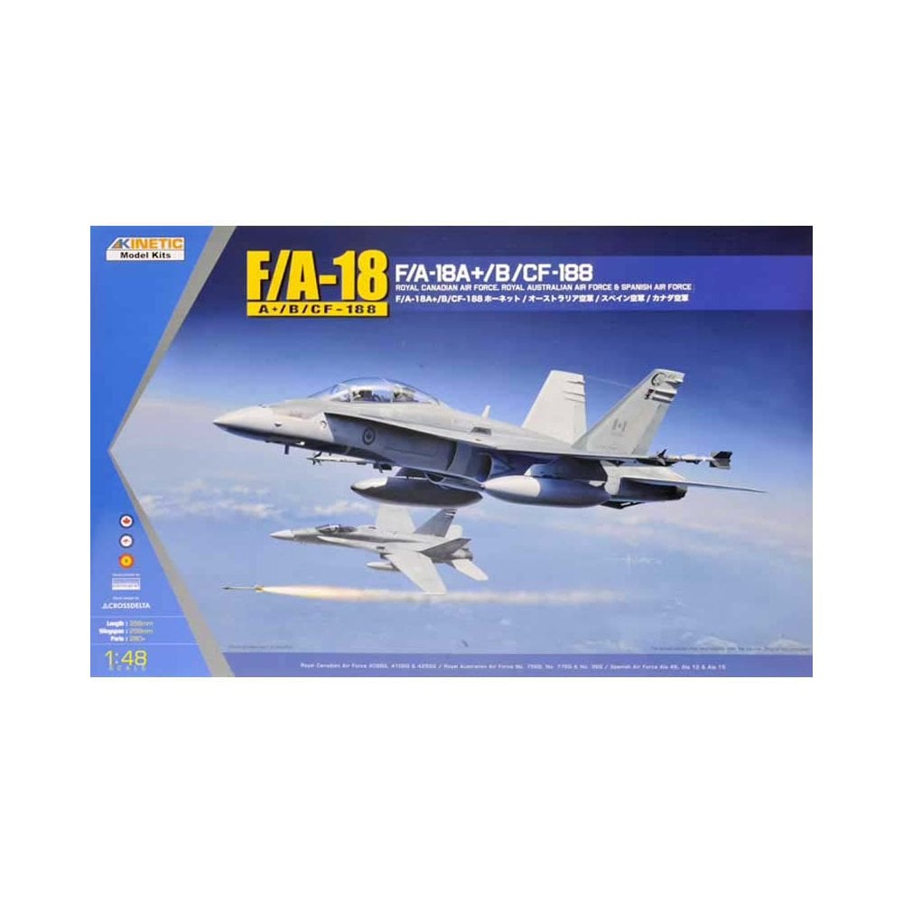 1/48 F/A-18A+/B/CF-188 Kinetic 48030 1/48 F/A-18A+/B/CF-188 Kinetic 48030