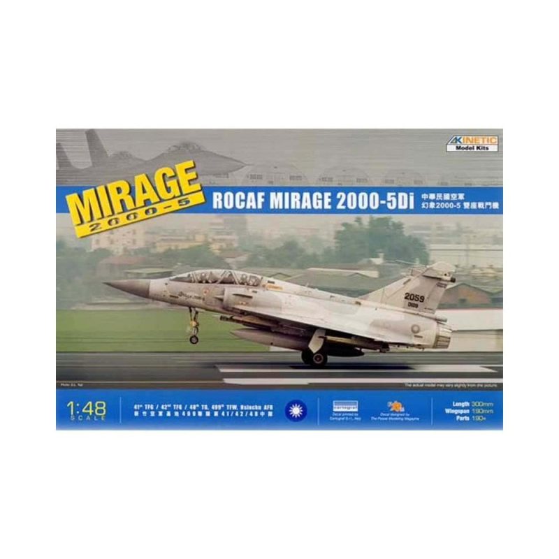 1/48 ROCAF (Taiwan) Mirage 2000-5Di Kinetic 48037