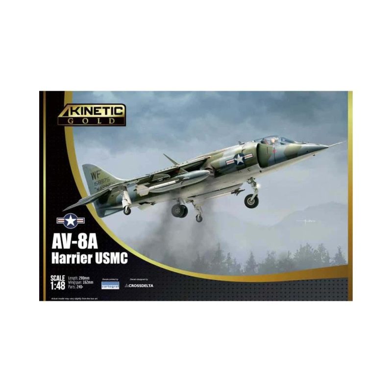 1/48 AV-8A Harrier USMC Kinetic 48072