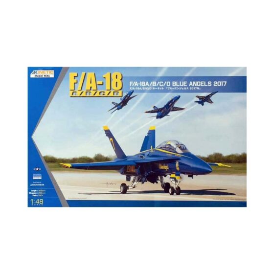 1/48 F/A-18A/B/C/D Blue Angels 2017 Kinetic 48073 1/48 F/A-18A/B/C/D Blue Angels 2017 Kinetic 48073