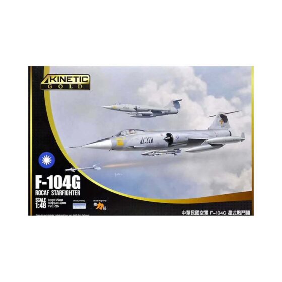 1/48 F-104G ROCAF Starfighter Kinetic 48077 1/48 F-104G ROCAF Starfighter Kinetic 48077