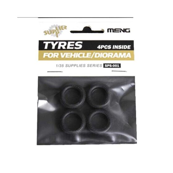 1/35 Tyres for Vehicles Diorama Meng Model SPS-001 1/35 Tyres for Vehicles Diorama Meng Model SPS-001