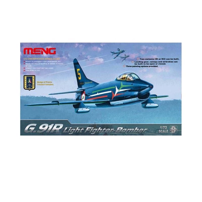 1/72 Fiat G.91R Light Fighter Bomber Meng Model DS-004