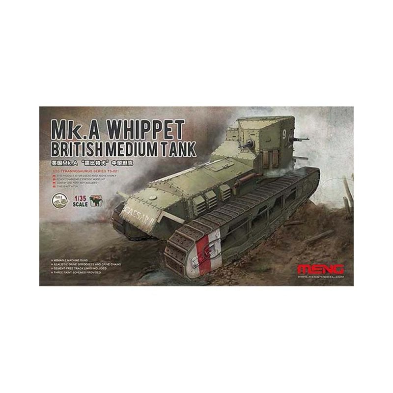 1/35 British Medium Tank Mk.A Whippet Meng Model TS-021