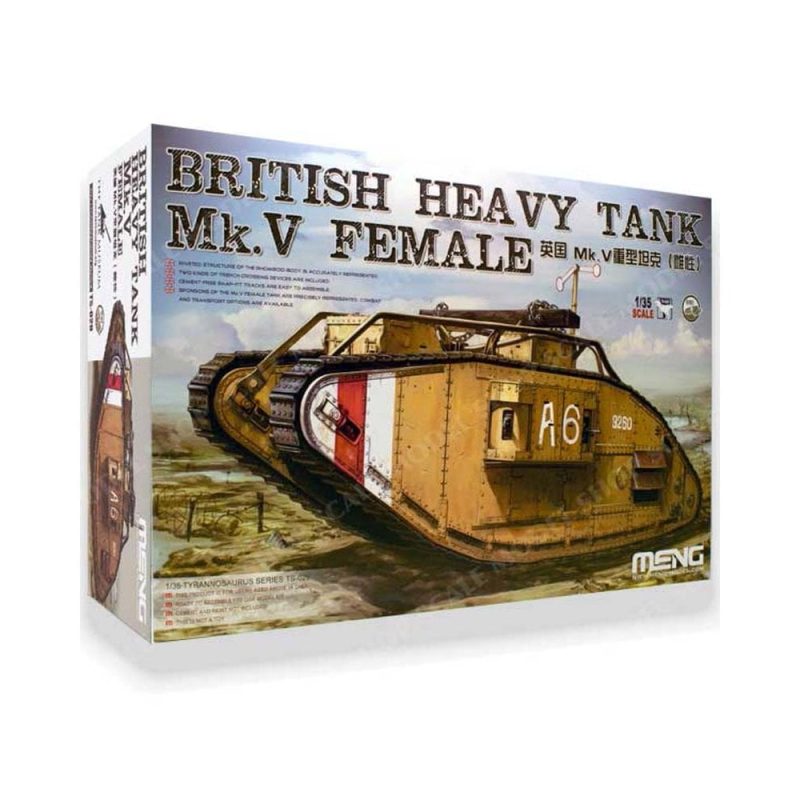 1/35 British Heavy Tank MK V Female Meng Model TS-029