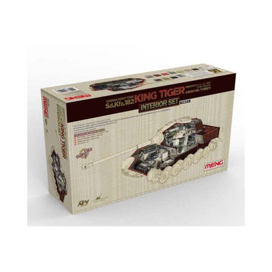 1/35 Sd.Kfz.182 King Tiger Interior (Henschel) Meng Model SPS-037 1/35 Sd.Kfz.182 King Tiger Interior (Henschel) Meng Model SPS-037