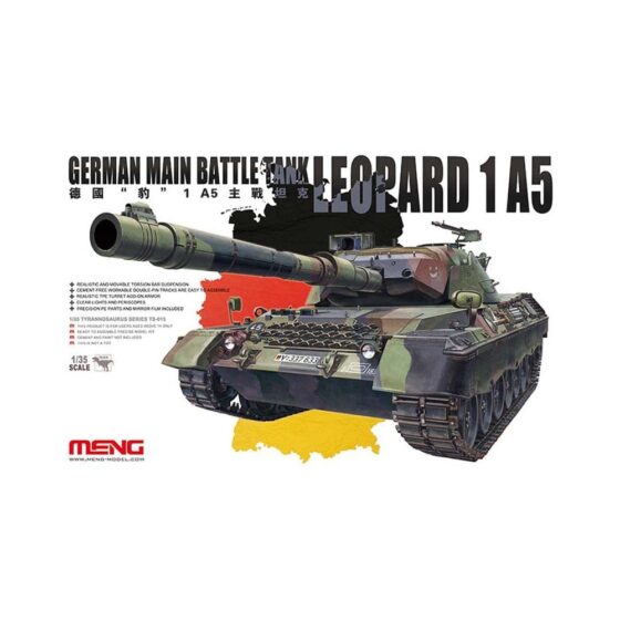 1/35 German Main Battle Tank Leopard 1 A5 Meng Model TS-015 1/35 German Main Battle Tank Leopard 1 A5 Meng Model TS-015