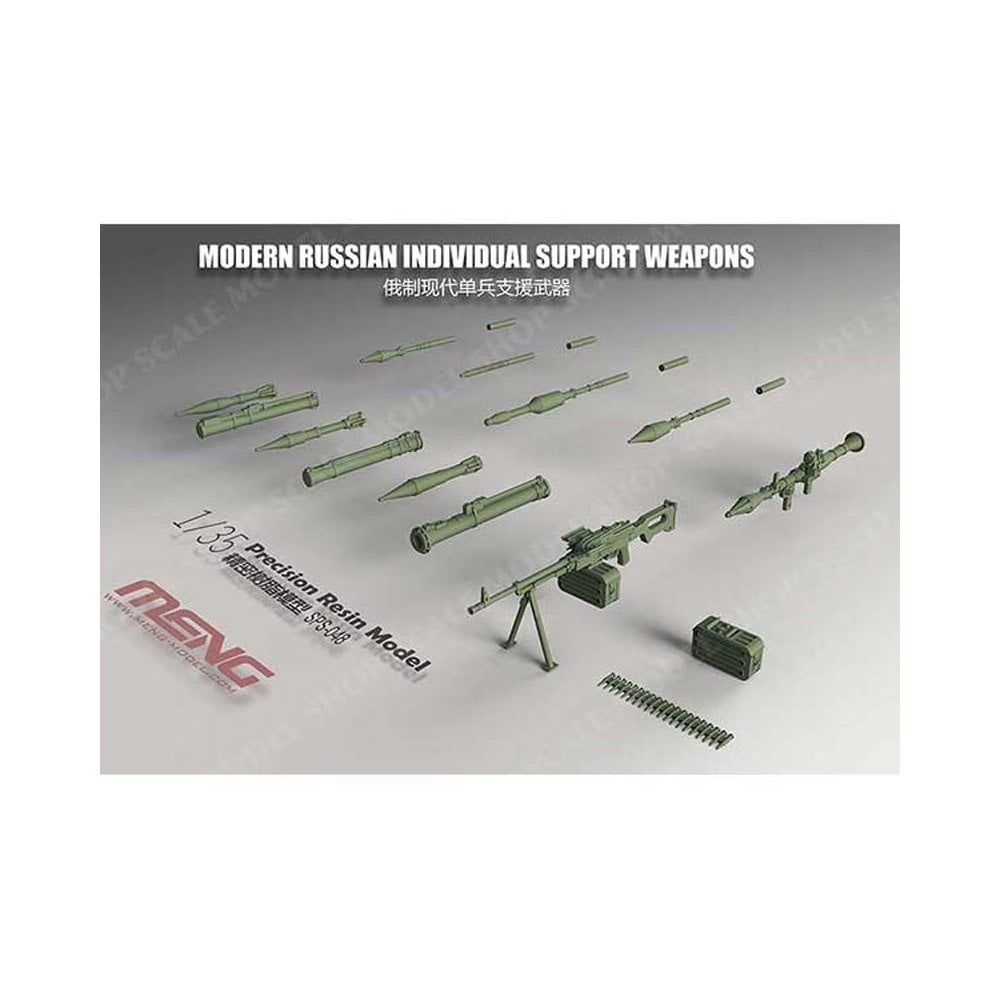 1/35 Russian Weapons (Resin) Meng Model SPS-048 – Scale Model Shop