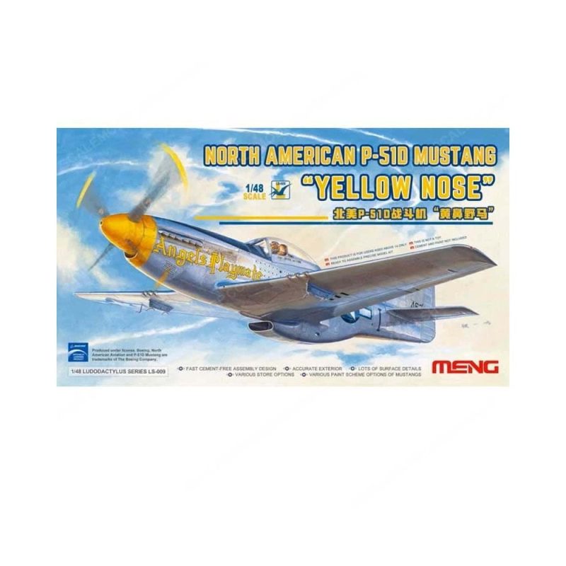1/48 US P-51D Mustang "Yellow Nose" Meng Model LS-009