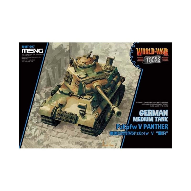 German PzKpfw V Panther World War Toon Meng Model WWT-007