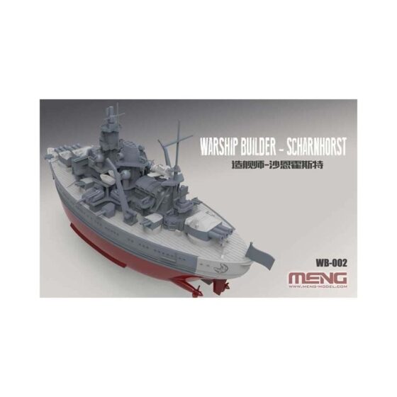 Warship Builder Scharnhorst Cartoon Ship Meng Model WB-002 Warship Builder Scharnhorst Cartoon Ship Meng Model WB-002