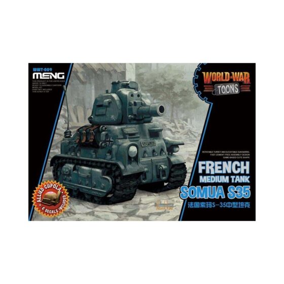 French Tank Somua S-35 World War Toon Meng Model WWT-009 French Tank Somua S-35 World War Toon Meng Model WWT-009