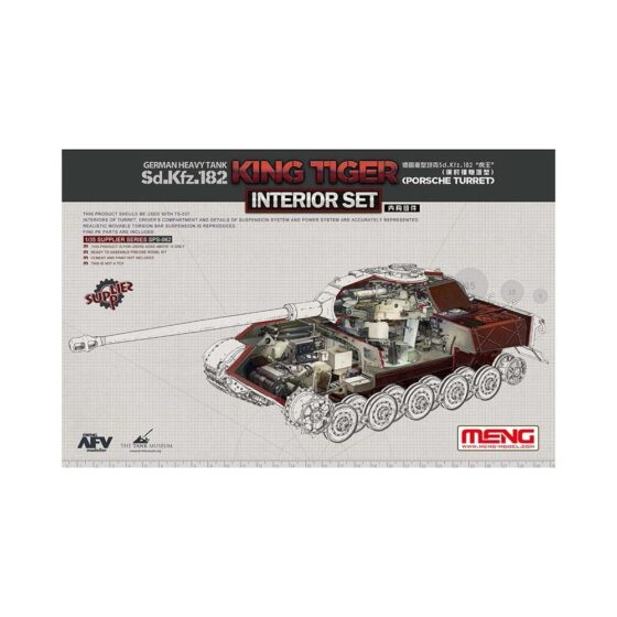 1/35 Sd.Kfz.182 King Tiger Interior (Porsche) Meng Model SPS-062 1/35 Sd.Kfz.182 King Tiger Interior (Porsche) Meng Model SPS-062