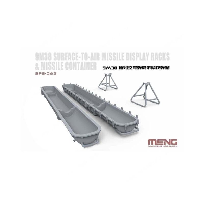 1/35 Russian 9M38 SAM Display Rack & Container Meng Model SPS-063