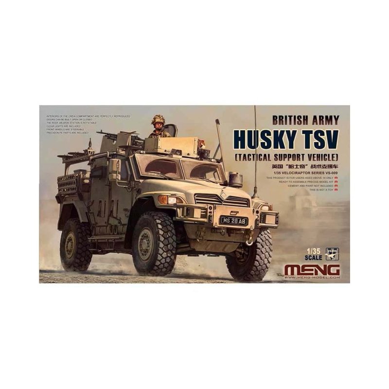 1/35 British Army Husky Tactical Support Vehicle Meng Model VS-009