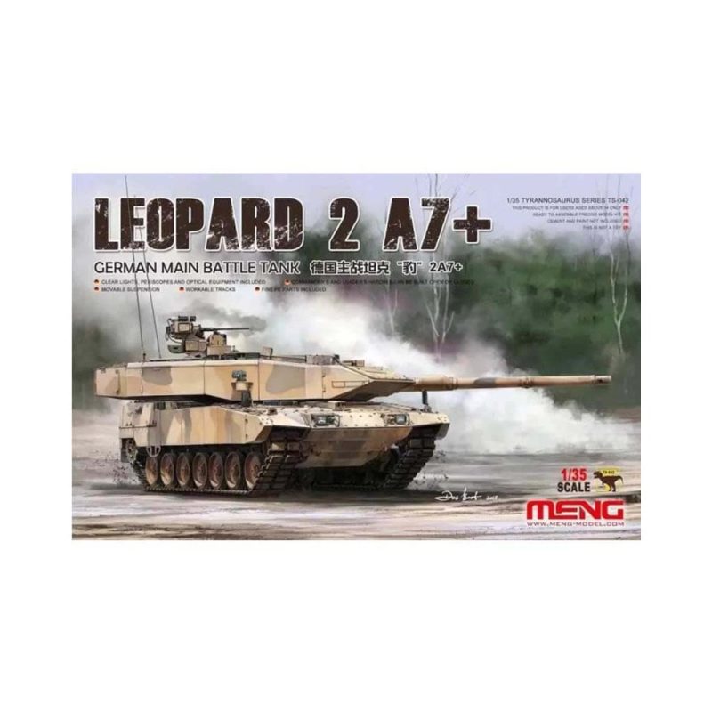 1/35 German Leopard 2A7+ MBT Meng Model TS-042