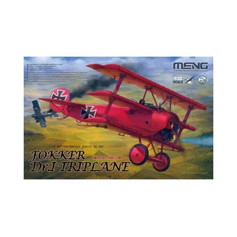 1/32 Fokker Dr.I Triplane Meng Model QS-002