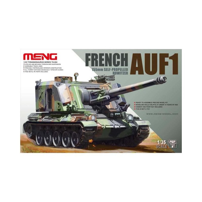 1/35 AUF1 French 155mm Howitzer SPG Meng Model TS-004