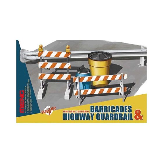 1/35 Barricades and Highway Guardrail Meng Model SPS-013 1/35 Barricades and Highway Guardrail Meng Model SPS-013