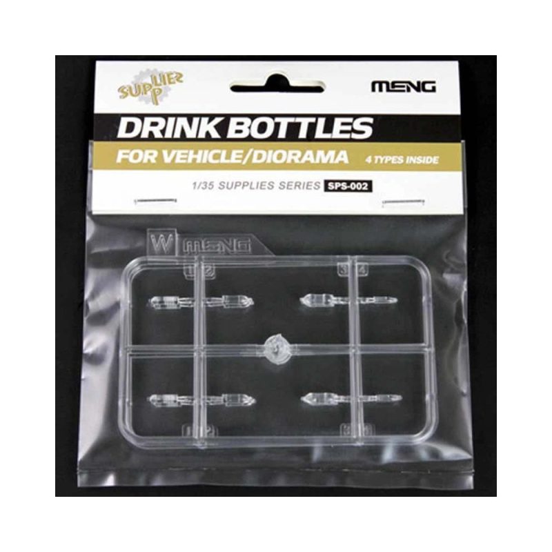 1/35 Drinks Bottles for Vehicles/Diorama Meng Model SPS-002